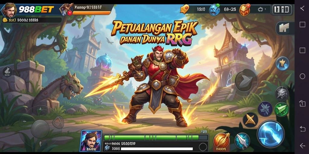 Screenshot gameplay 988BET yang menarik dan mendebarkan.