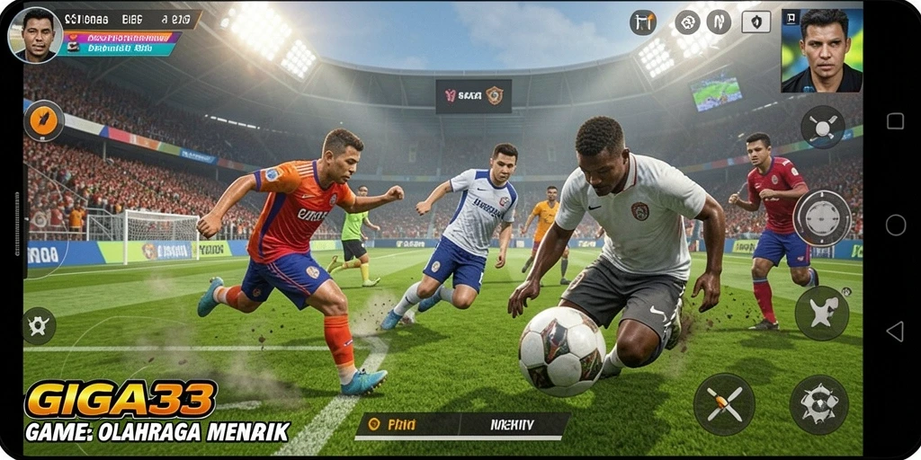 Tampilan gameplay menarik GIGA33 yang penuh aksi.