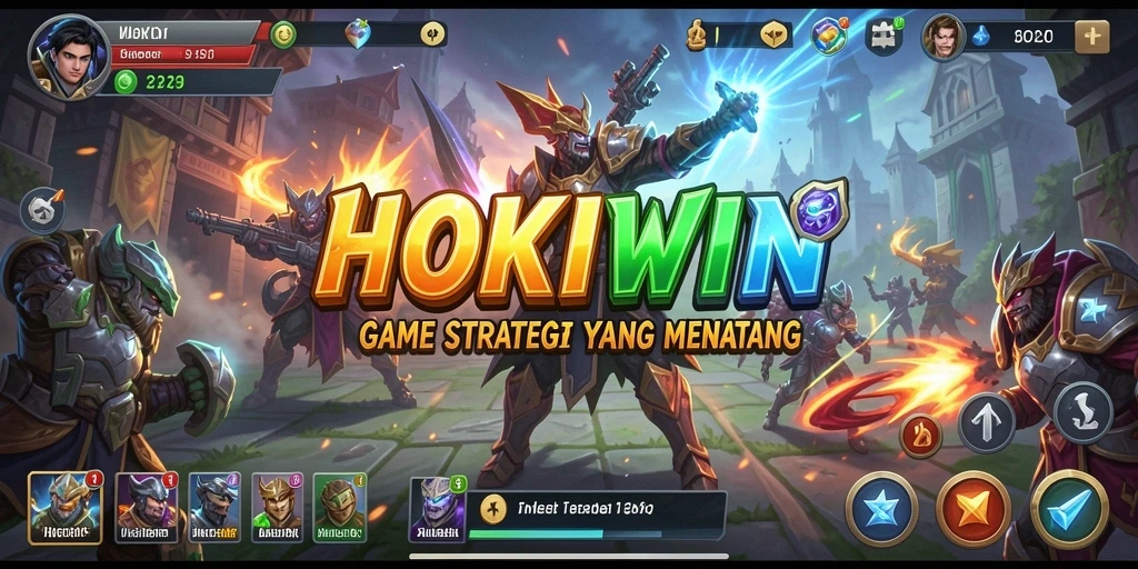 Screenshot HOKIWIN menampilkan aksi strategi yang intens dan mendalam.