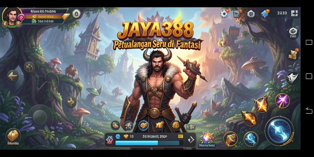 Tangkapan layar gameplay JAYA388 dengan pemandangan menakjubkan dan petualangan seru.
