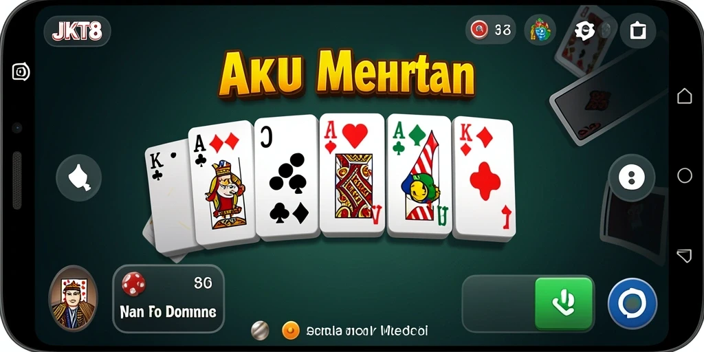 Tampilan gameplay Domino yang seru dan interaktif.