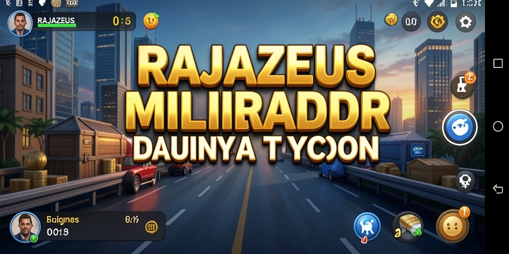 Tampilan gameplay seru dan strategis dalam RAJAZEUS, game Tycoon yang mengasyikkan.