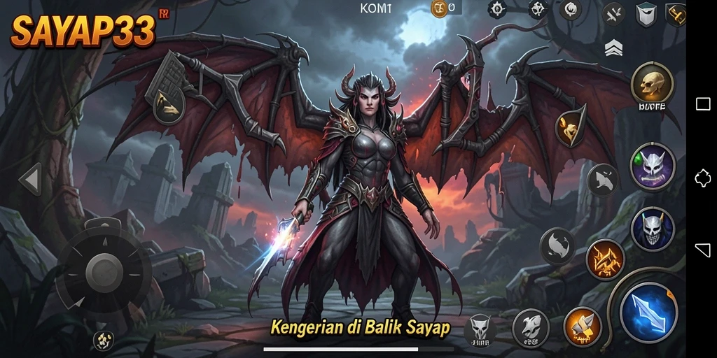 Tampilan mencekam dari gameplay SAYAP33 yang membuat jantung berdebar.