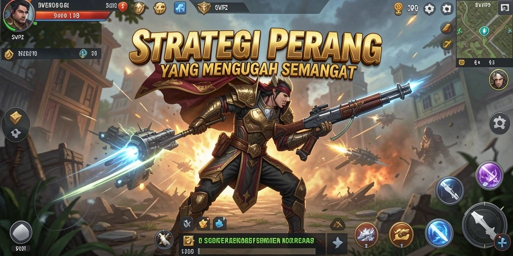 Tampilan permainan SVIP2 dengan aksi strategi intens.