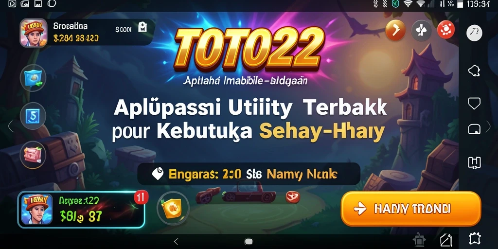 Screenshot TOTO22 menampilkan antarmuka pengguna yang intuitif dan fitur-fitur canggih.